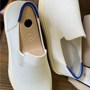 Brand new white slip on Rothys sneakers